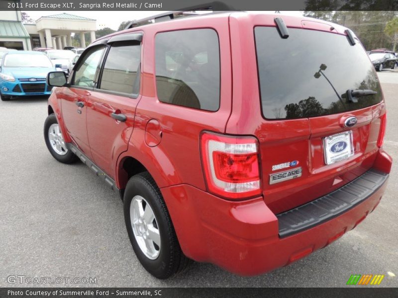 Sangria Red Metallic / Camel 2011 Ford Escape XLT