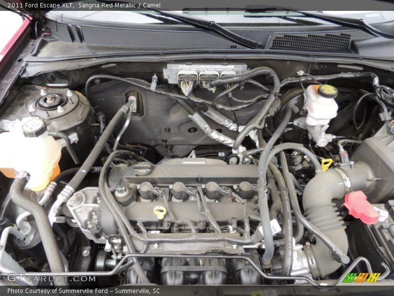 Sangria Red Metallic / Camel 2011 Ford Escape XLT