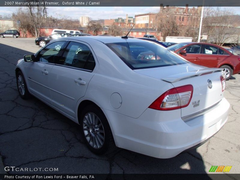 Oxford White / Camel 2007 Mercury Milan I4 Premier