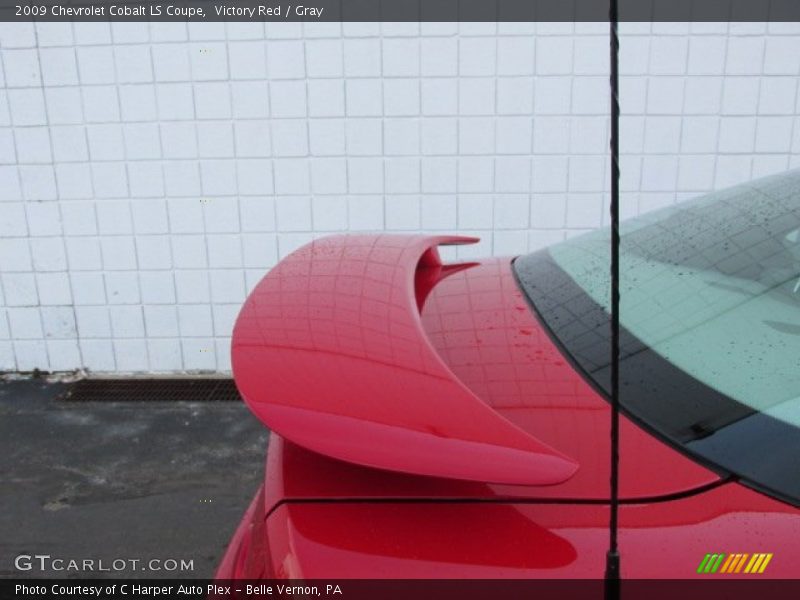 Victory Red / Gray 2009 Chevrolet Cobalt LS Coupe