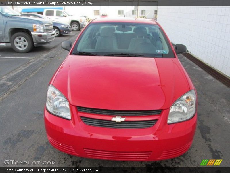 Victory Red / Gray 2009 Chevrolet Cobalt LS Coupe