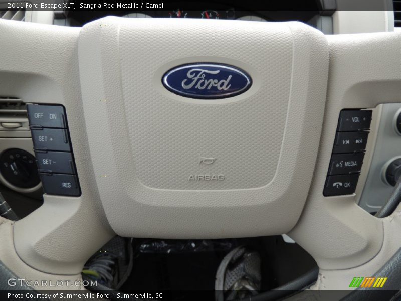 Sangria Red Metallic / Camel 2011 Ford Escape XLT