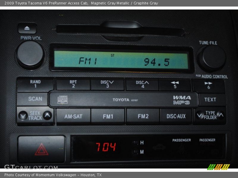 Magnetic Gray Metallic / Graphite Gray 2009 Toyota Tacoma V6 PreRunner Access Cab