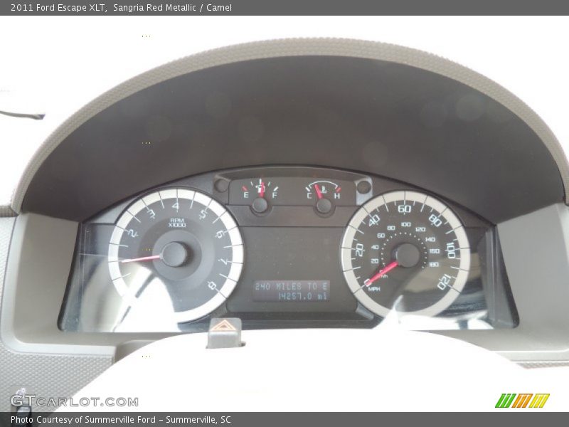 Sangria Red Metallic / Camel 2011 Ford Escape XLT