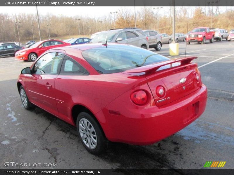 Victory Red / Gray 2009 Chevrolet Cobalt LS Coupe