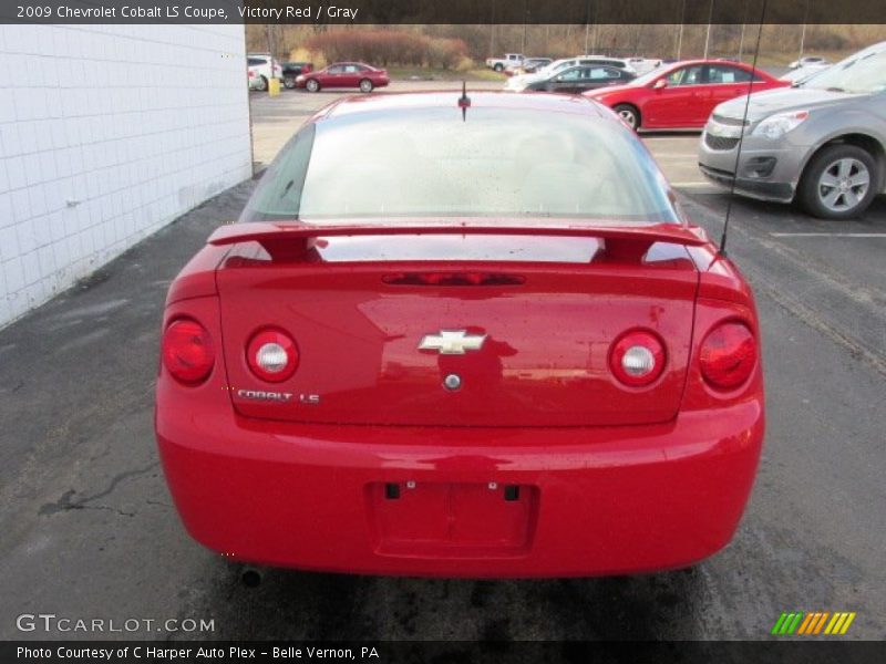 Victory Red / Gray 2009 Chevrolet Cobalt LS Coupe