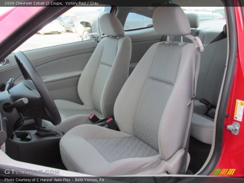 Victory Red / Gray 2009 Chevrolet Cobalt LS Coupe