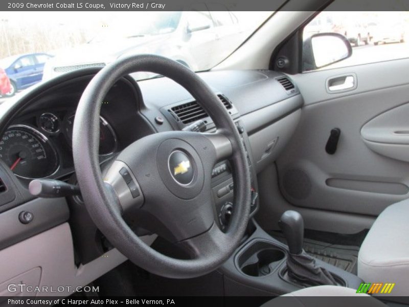 Victory Red / Gray 2009 Chevrolet Cobalt LS Coupe