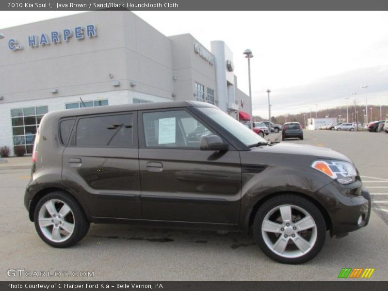 Java Brown / Sand/Black Houndstooth Cloth 2010 Kia Soul !