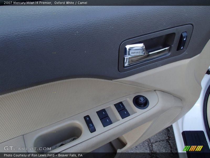 Oxford White / Camel 2007 Mercury Milan I4 Premier