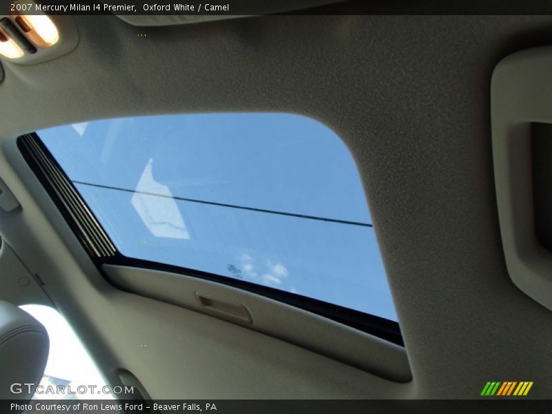 Oxford White / Camel 2007 Mercury Milan I4 Premier