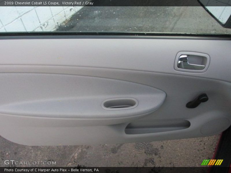 Victory Red / Gray 2009 Chevrolet Cobalt LS Coupe