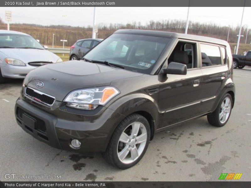 Java Brown / Sand/Black Houndstooth Cloth 2010 Kia Soul !
