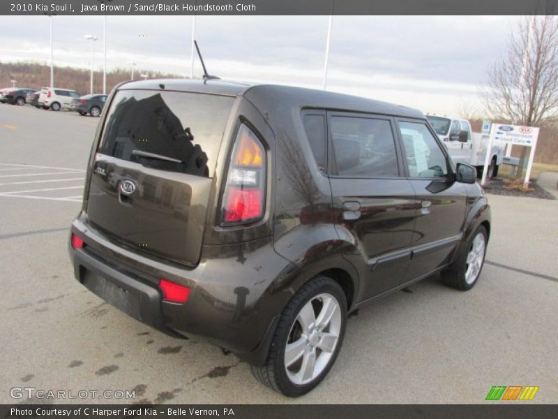 Java Brown / Sand/Black Houndstooth Cloth 2010 Kia Soul !