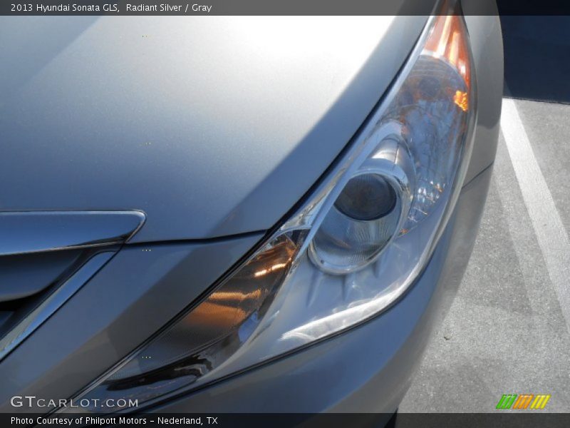 Radiant Silver / Gray 2013 Hyundai Sonata GLS
