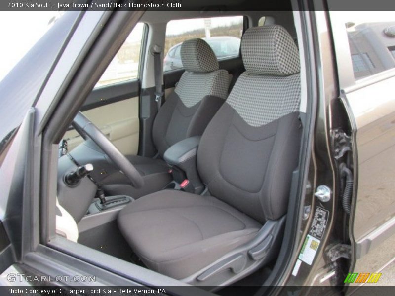 Java Brown / Sand/Black Houndstooth Cloth 2010 Kia Soul !