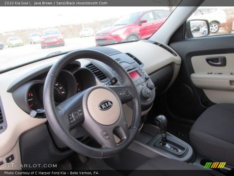Java Brown / Sand/Black Houndstooth Cloth 2010 Kia Soul !