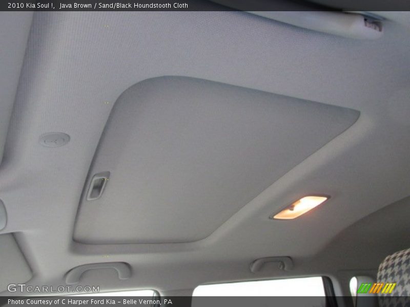 Java Brown / Sand/Black Houndstooth Cloth 2010 Kia Soul !