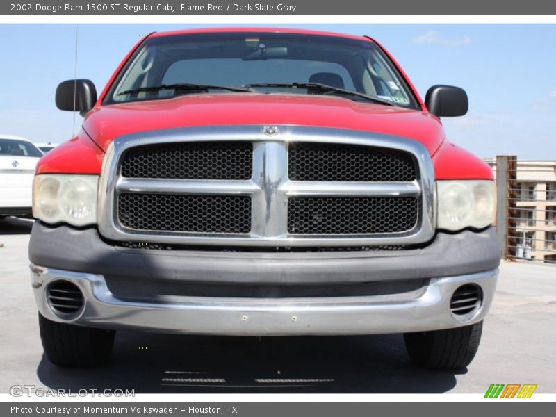 Flame Red / Dark Slate Gray 2002 Dodge Ram 1500 ST Regular Cab
