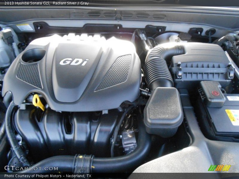 Radiant Silver / Gray 2013 Hyundai Sonata GLS