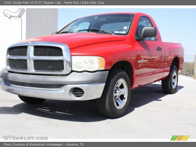Flame Red / Dark Slate Gray 2002 Dodge Ram 1500 ST Regular Cab
