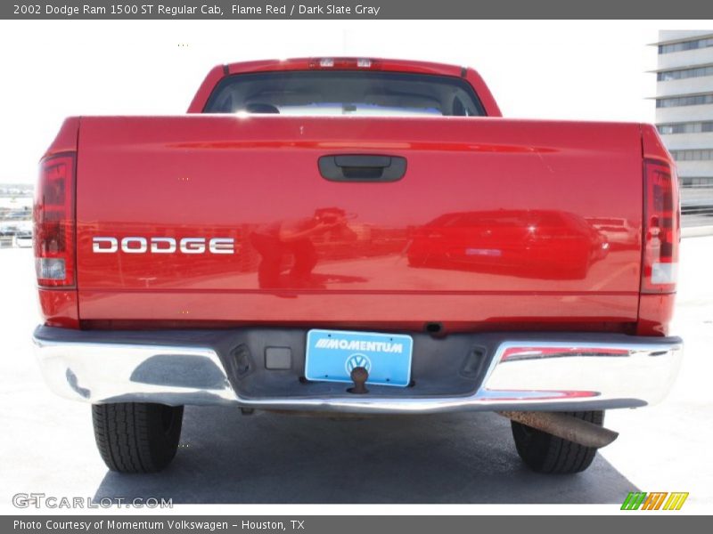 Flame Red / Dark Slate Gray 2002 Dodge Ram 1500 ST Regular Cab
