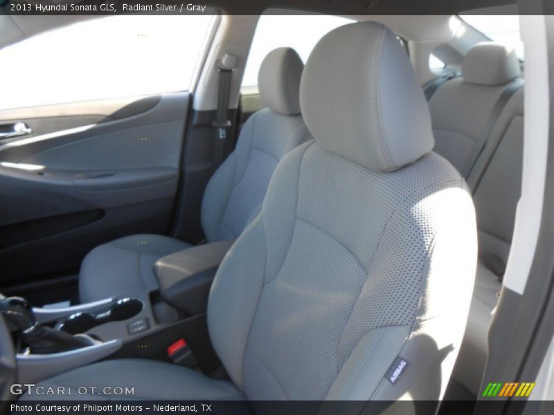 Radiant Silver / Gray 2013 Hyundai Sonata GLS