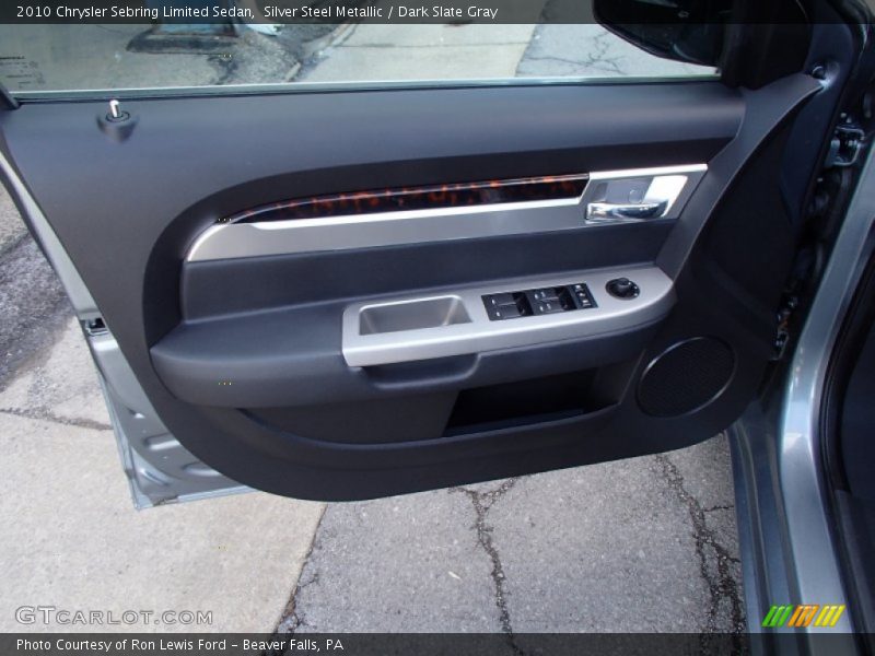 Silver Steel Metallic / Dark Slate Gray 2010 Chrysler Sebring Limited Sedan
