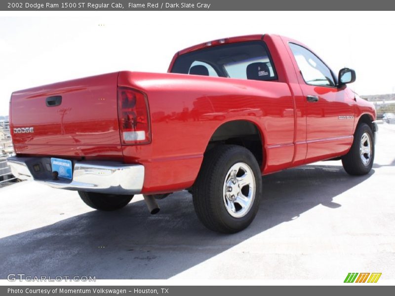 Flame Red / Dark Slate Gray 2002 Dodge Ram 1500 ST Regular Cab