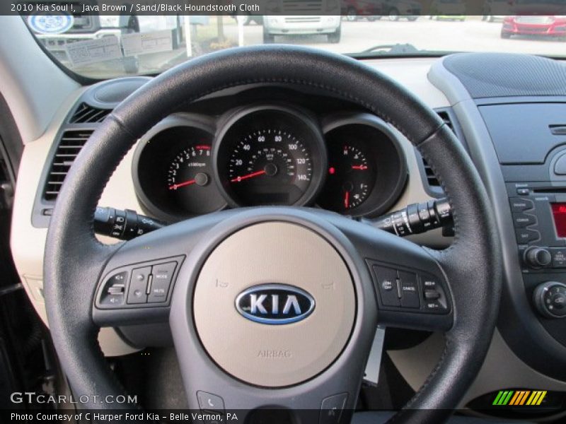 Java Brown / Sand/Black Houndstooth Cloth 2010 Kia Soul !