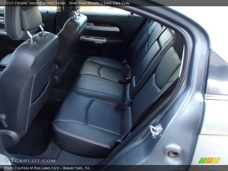 Silver Steel Metallic / Dark Slate Gray 2010 Chrysler Sebring Limited Sedan