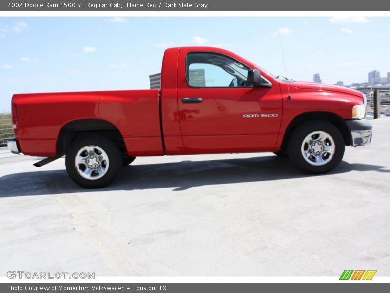 Flame Red / Dark Slate Gray 2002 Dodge Ram 1500 ST Regular Cab