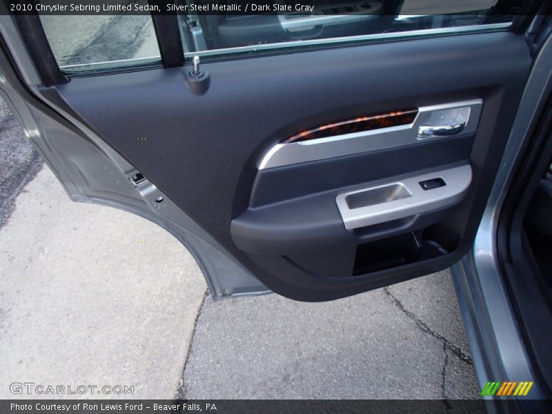 Silver Steel Metallic / Dark Slate Gray 2010 Chrysler Sebring Limited Sedan
