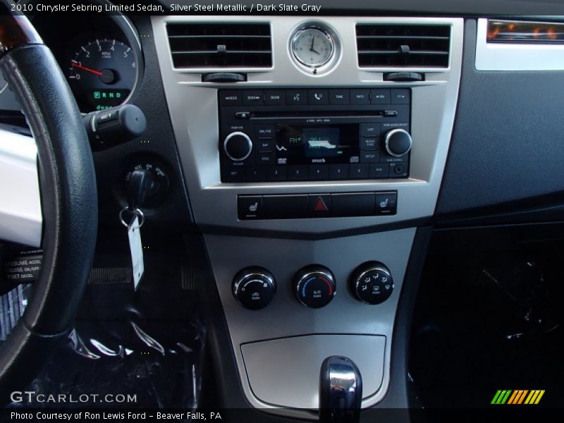 Silver Steel Metallic / Dark Slate Gray 2010 Chrysler Sebring Limited Sedan