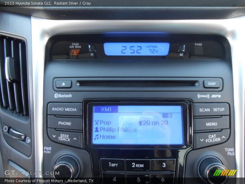 Radiant Silver / Gray 2013 Hyundai Sonata GLS