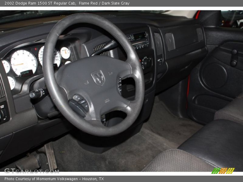Flame Red / Dark Slate Gray 2002 Dodge Ram 1500 ST Regular Cab