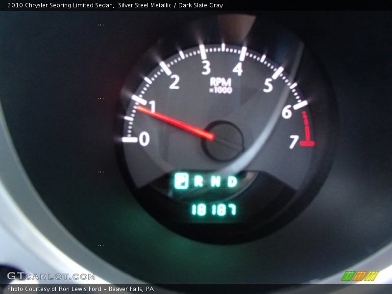 Silver Steel Metallic / Dark Slate Gray 2010 Chrysler Sebring Limited Sedan