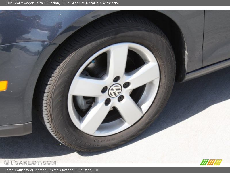 Blue Graphite Metallic / Anthracite 2009 Volkswagen Jetta SE Sedan