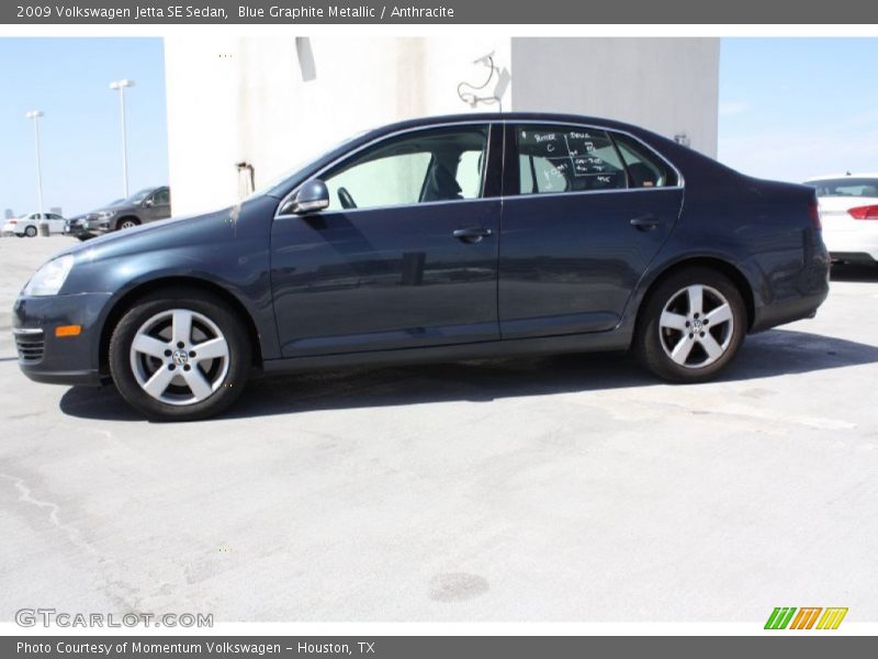 Blue Graphite Metallic / Anthracite 2009 Volkswagen Jetta SE Sedan