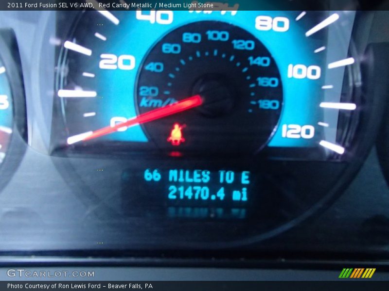 Red Candy Metallic / Medium Light Stone 2011 Ford Fusion SEL V6 AWD