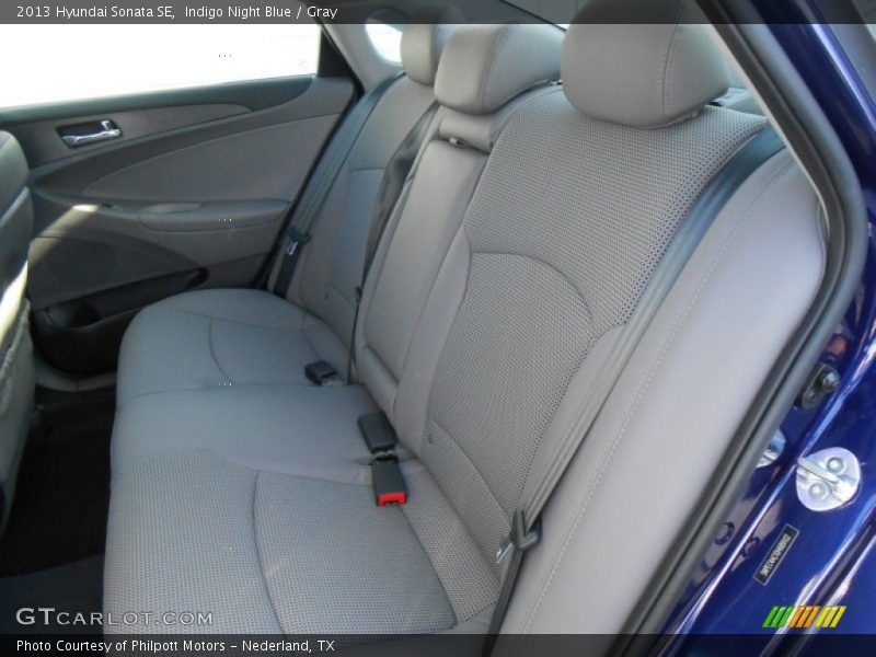 Indigo Night Blue / Gray 2013 Hyundai Sonata SE