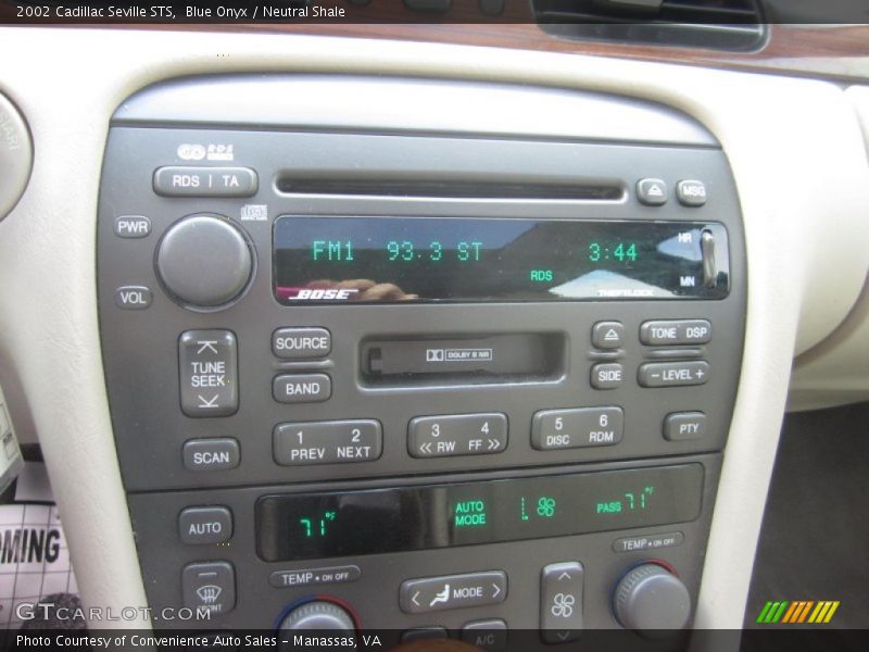 Blue Onyx / Neutral Shale 2002 Cadillac Seville STS