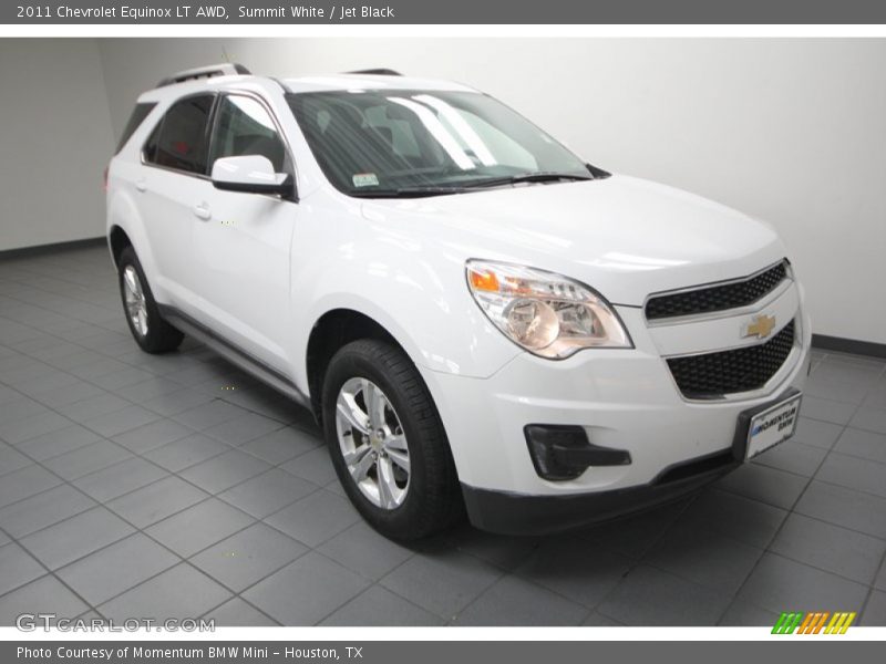 Summit White / Jet Black 2011 Chevrolet Equinox LT AWD