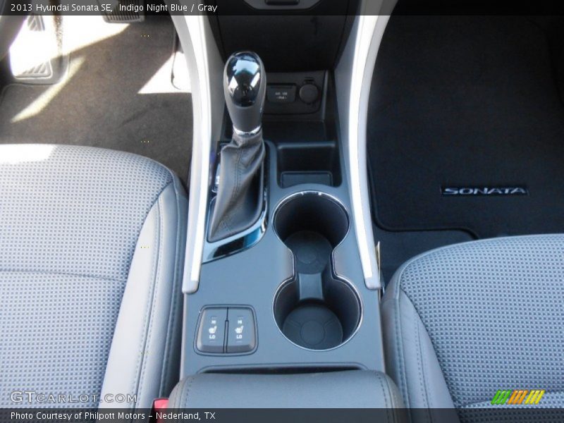 Indigo Night Blue / Gray 2013 Hyundai Sonata SE
