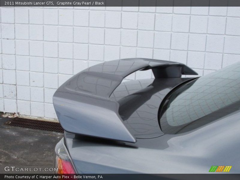 Graphite Gray Pearl / Black 2011 Mitsubishi Lancer GTS