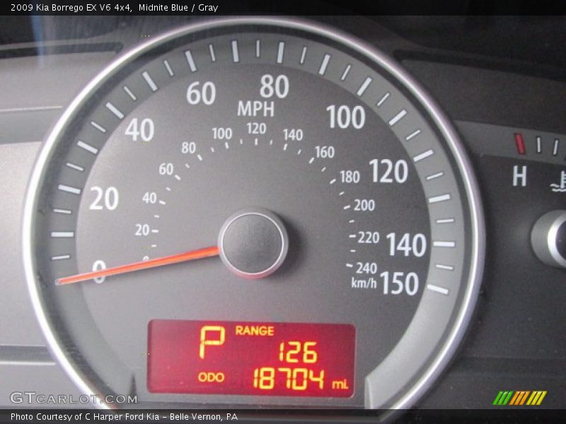 Midnite Blue / Gray 2009 Kia Borrego EX V6 4x4