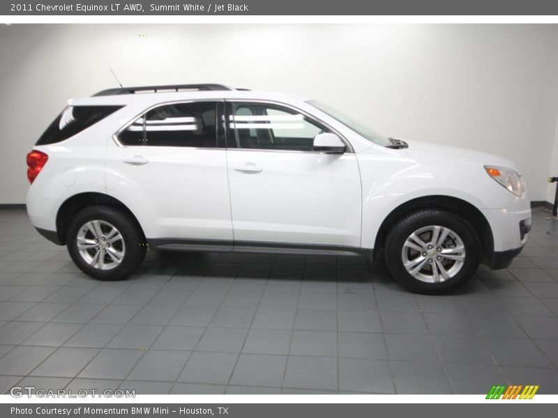 Summit White / Jet Black 2011 Chevrolet Equinox LT AWD