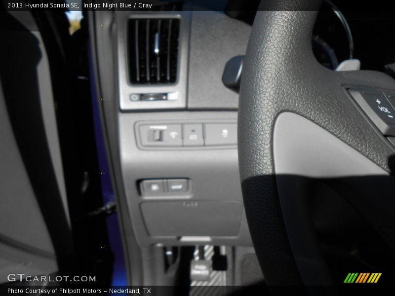 Indigo Night Blue / Gray 2013 Hyundai Sonata SE