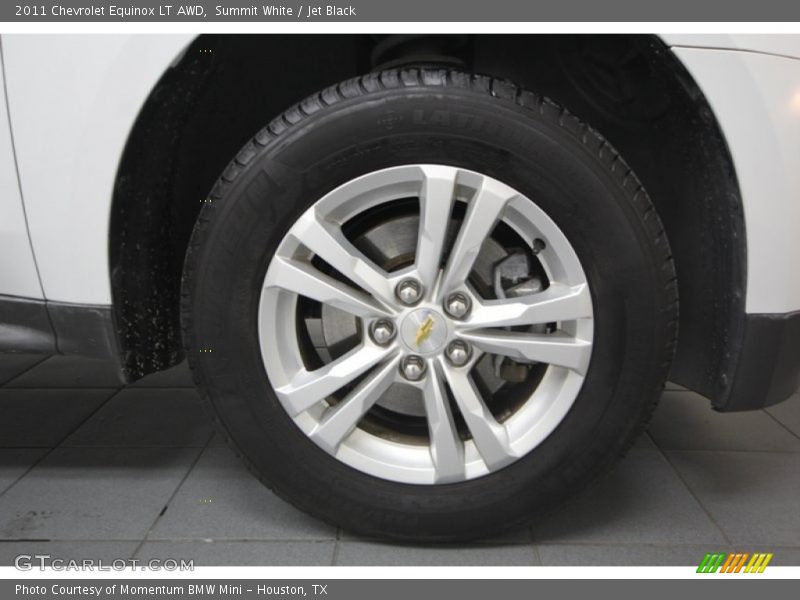 Summit White / Jet Black 2011 Chevrolet Equinox LT AWD