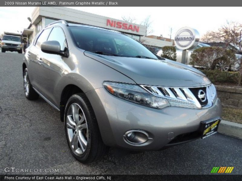 Platinum Graphite Metallic / Black 2009 Nissan Murano LE AWD